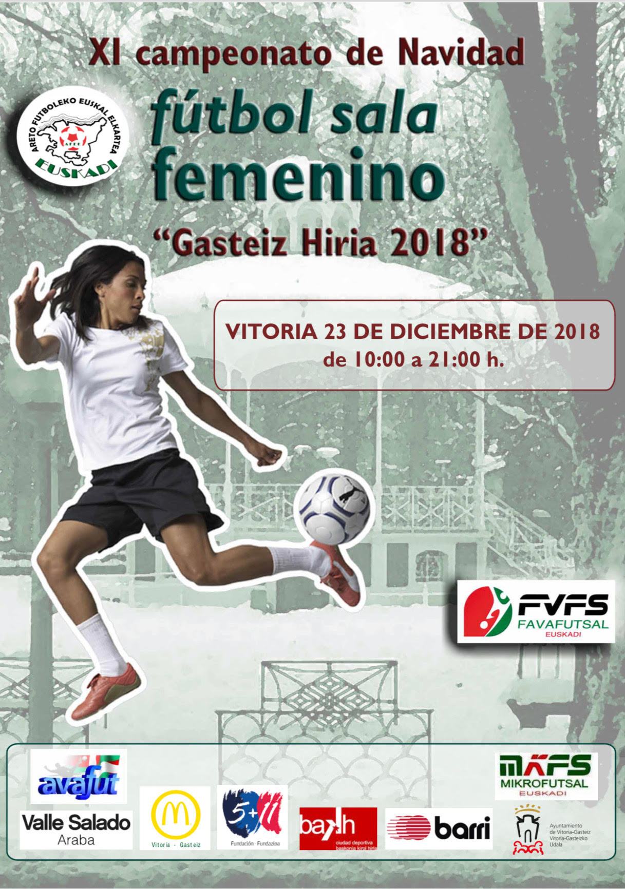 Inscripciones abiertas para el XI Campeonato Femenino de Navidad de Fútbol Sala.